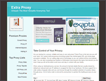 Tablet Screenshot of extraproxy.com